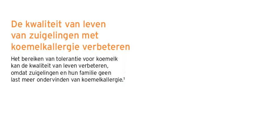 De kwaliteit van leven van zuigelingen met koemelkallergie verbeteren